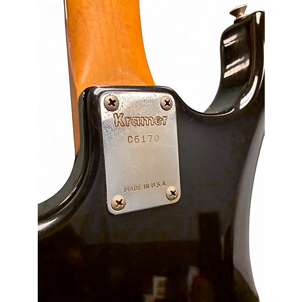 Used 1983 Kramer Imperial Pacer Series Ebony Solid Body Electric Guitar