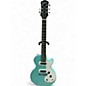 Used Epiphone Les Paul Melody Maker E1 Turquoise Solid Body Electric Guitar