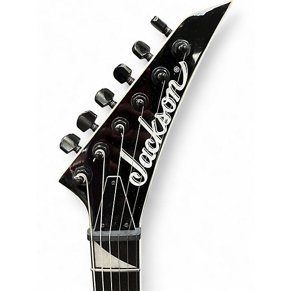 Used 2025 Jackson Dinky JS32Q DKA HT Transparent Black Solid Body Electric Guitar