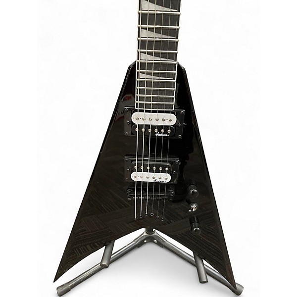 Used 2025 Jackson JS32T King V Black Solid Body Electric Guitar