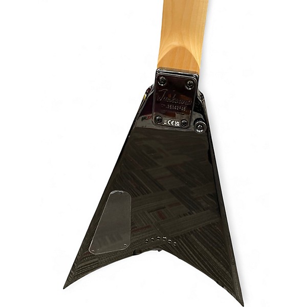 Used 2025 Jackson JS32T King V Black Solid Body Electric Guitar