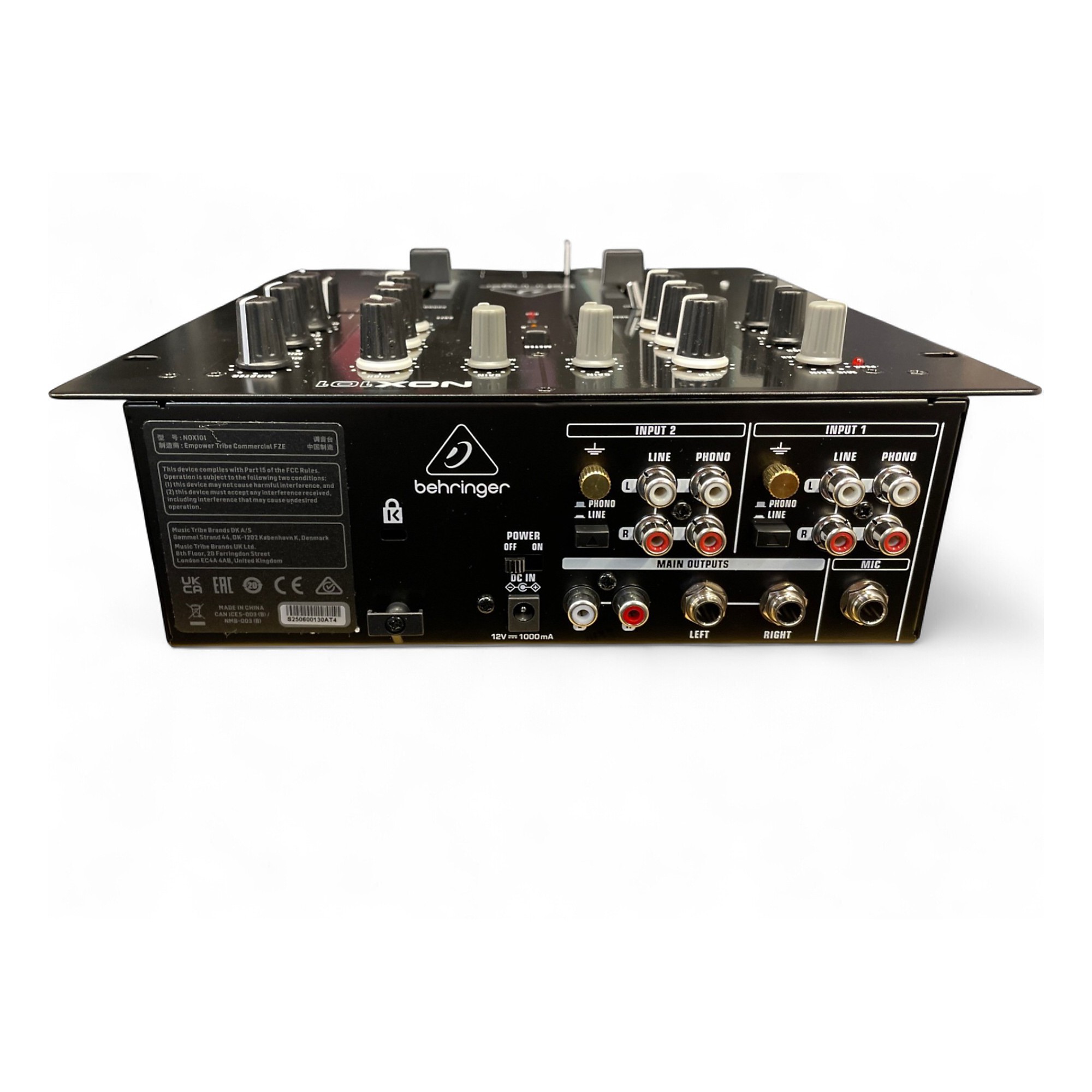 Used Behringer NOX101 Pro DJ Mixer | Guitar Center