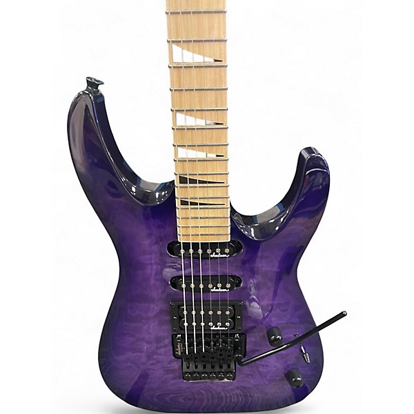 Used Jackson JS34Q Dinky Trans Purple Solid Body Electric Guitar