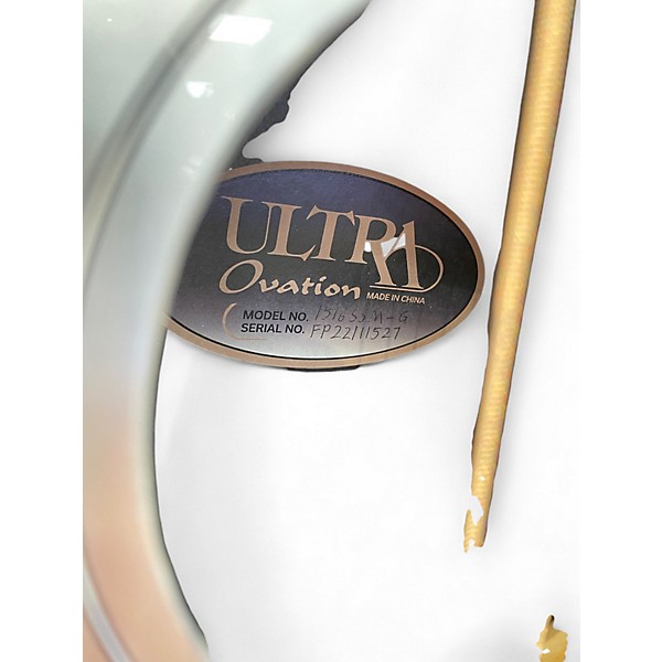 Used Ovation ULTRA 1516 SILVER SHADOW Acoustic Electric Guitar