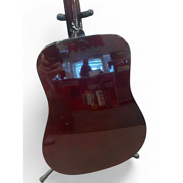 Used Fender fa115pk Natural Acoustic Guitar