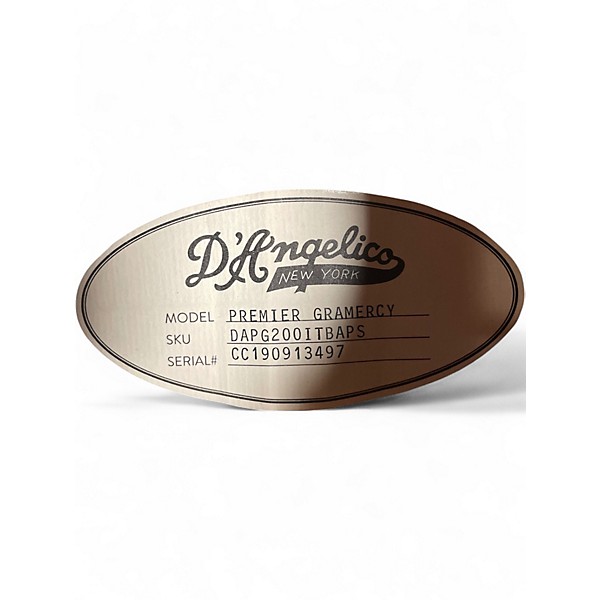 Used D'Angelico PREMIER GRAMERCY Iced Tea Acoustic Guitar