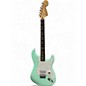 Used Fender Tom Delonge Signature Stratocaster Surf Green Solid Body Electric Guitar thumbnail