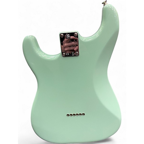 Used Fender Tom Delonge Signature Stratocaster Surf Green Solid Body Electric Guitar