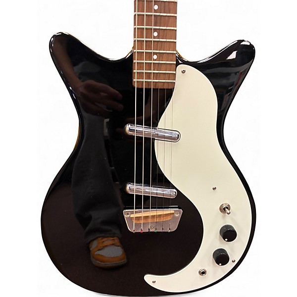 Used Danelectro Stock '59 Black Solid Body Electric Guitar