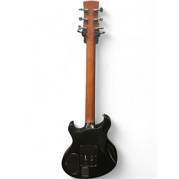 Used Charvel Desolation Double Cutaway 1 with Floyd Rose Trans Black Solid Body Electric Guitar