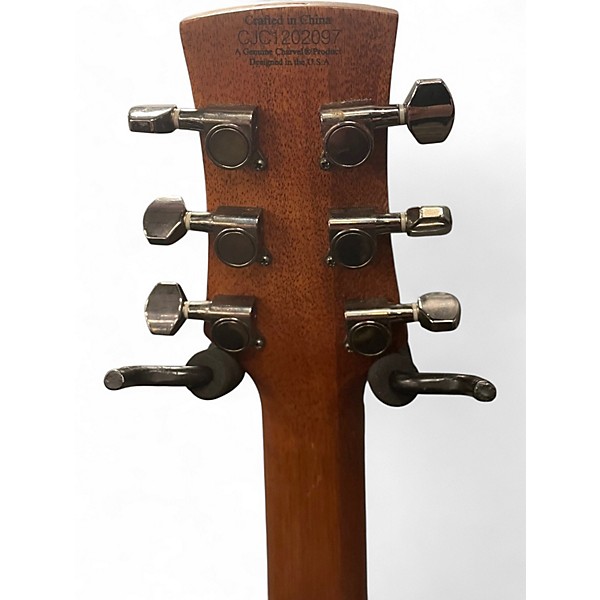 Used Charvel Desolation Double Cutaway 1 with Floyd Rose Trans Black Solid Body Electric Guitar