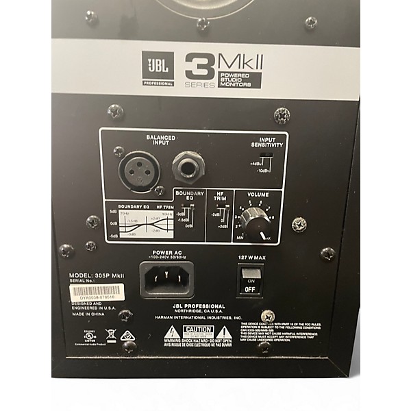 Used JBL 305P MKII PAIR Powered Monitor