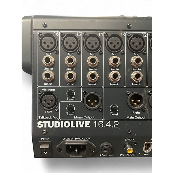 Used PreSonus Studio Live 16.4.2 Digital Mixer