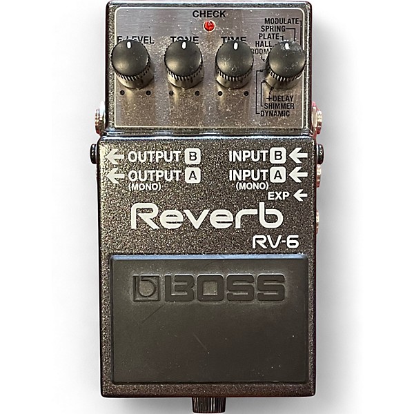 Used BOSS RV6 Digital Reverb Effect Pedal