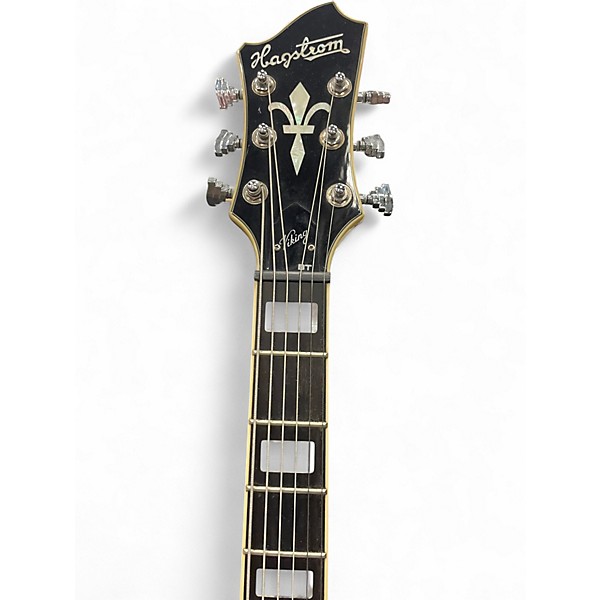 Used 2015 Hagstrom Viking DLX Baritone Tobacco Sunburst Baritone Guitars