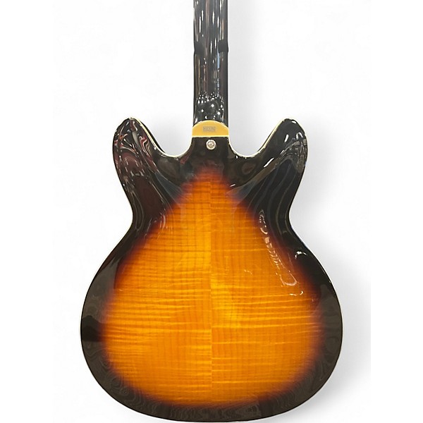 Used 2015 Hagstrom Viking DLX Baritone Tobacco Sunburst Baritone Guitars