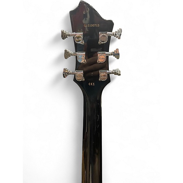 Used 2015 Hagstrom Viking DLX Baritone Tobacco Sunburst Baritone Guitars