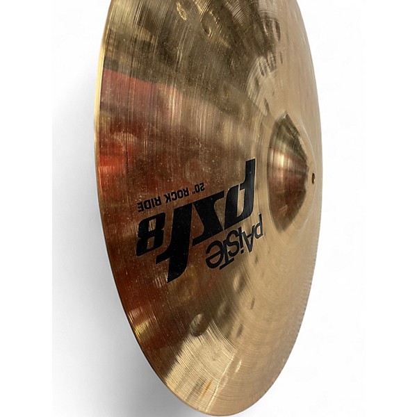 Used Paiste 20in pst8 rock ride Cymbal