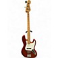 Used Fender Standard Jazz Bass Candy Apple Red Electric Bass Guitar thumbnail