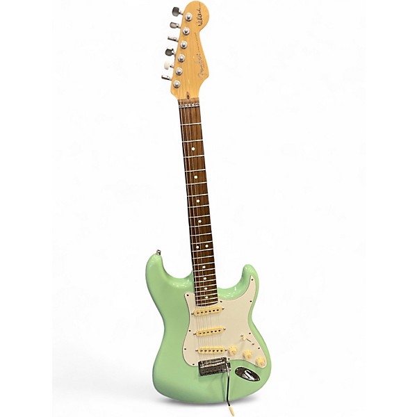 Used Fender Artist Series Jeff Beck Stratocaster Surf Green Solid Body Electric Guitar