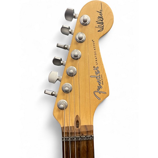 Used Fender Artist Series Jeff Beck Stratocaster Surf Green Solid Body Electric Guitar