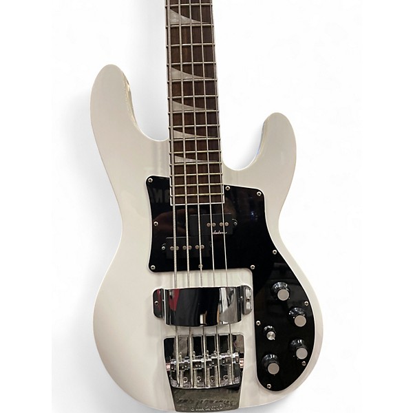 Used Jackson X SERIES CBXNT DX V Alpine White Electric Bass Guitar