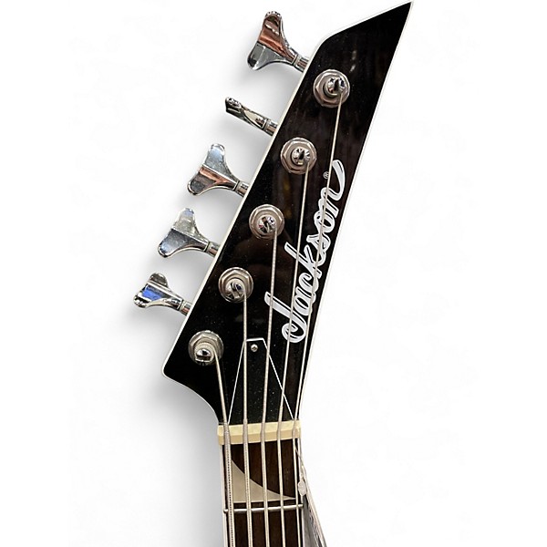 Used Jackson X SERIES CBXNT DX V Alpine White Electric Bass Guitar