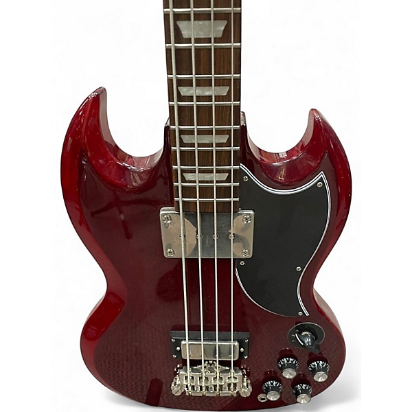 Used Epiphone SG Bass Cherry Electric Bass Guitar