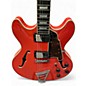 Used D'Angelico Premier DC Semi-Hollow Electric Guitar With Stopbar Fiesta Red Hollow Body Electric Guitar
