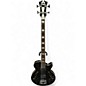 Used D'Angelico Premier Series DAPBASSBKCSPO Hollow body Black Acoustic Bass Guitar thumbnail