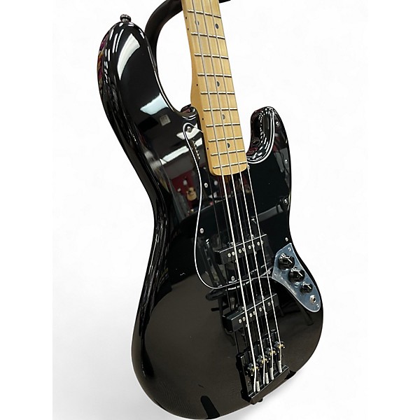 Used Fender Standard Jazz Bass Black Electric Bass Guitar