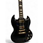 Used 2019 Epiphone SG Custom Black Solid Body Electric Guitar