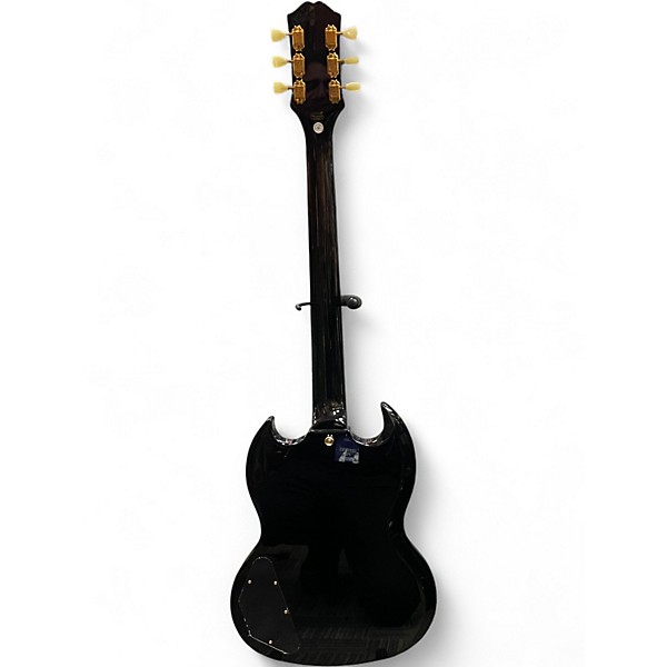 Used 2019 Epiphone SG Custom Black Solid Body Electric Guitar