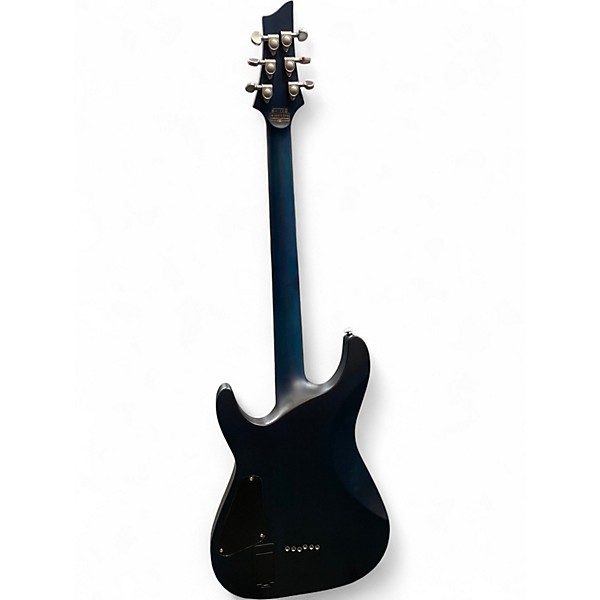 Used Schecter Guitar Research C-1 Platinum Satin Transparent Midnight Blue Solid Body Electric Guitar