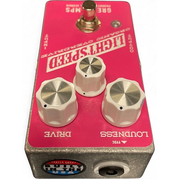 Used Greer Amps Lightspeed Overdrive Hot Pink Effect Pedal