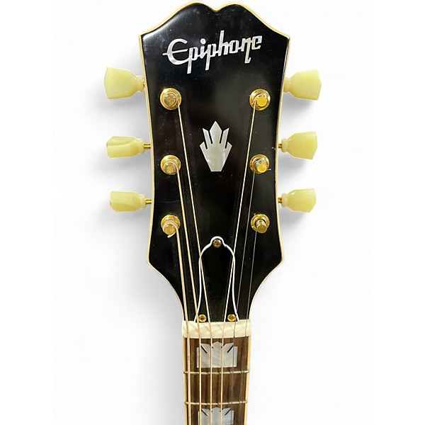 Used Epiphone J-200 Vintage Sunburst Acoustic Electric Guitar