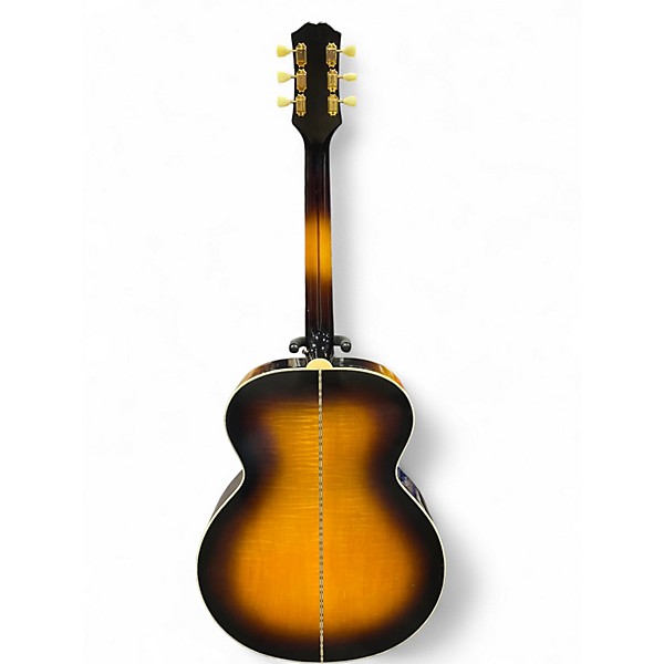 Used Epiphone J-200 Vintage Sunburst Acoustic Electric Guitar