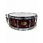 Used 1999 Ludwig 5X14 90th Anniversary Snare (17 of 90) African Mahogany Drum thumbnail