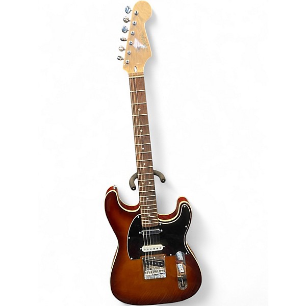 Used Squier Paranormal Custom Nashville Stratocaster 2 Color Sunburst Solid Body Electric Guitar