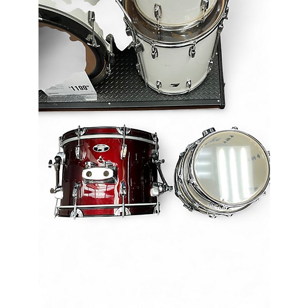 Used Pearl 4 Piece Roadshow Jazz Wine Red Drum Kit