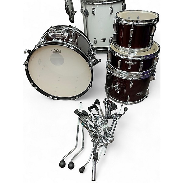 Used Pearl 4 Piece Roadshow Jazz Wine Red Drum Kit