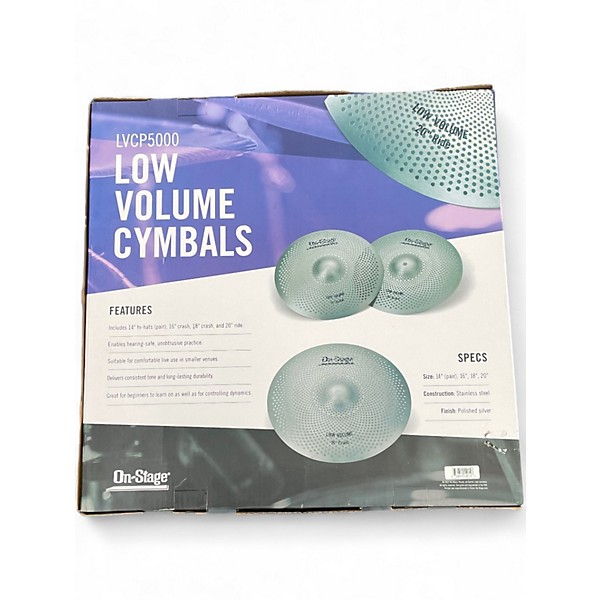 Used On-Stage Multiple LVCP5000 Low Volume Cymbal