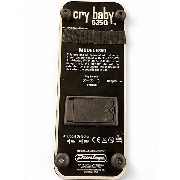 Used Dunlop 535Q Cry Baby Multi-Wah Effect Pedal