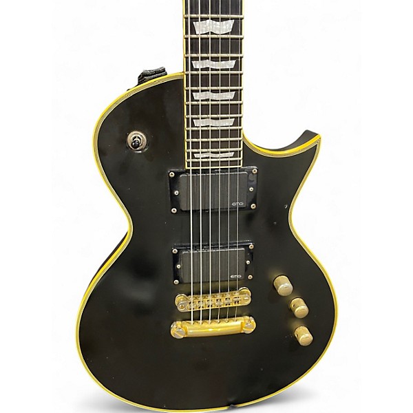 Used 2014 ESP LTD Deluxe EC-1000 Electric Guitar Vintage Black Vintage Black Solid Body Electric Guitar