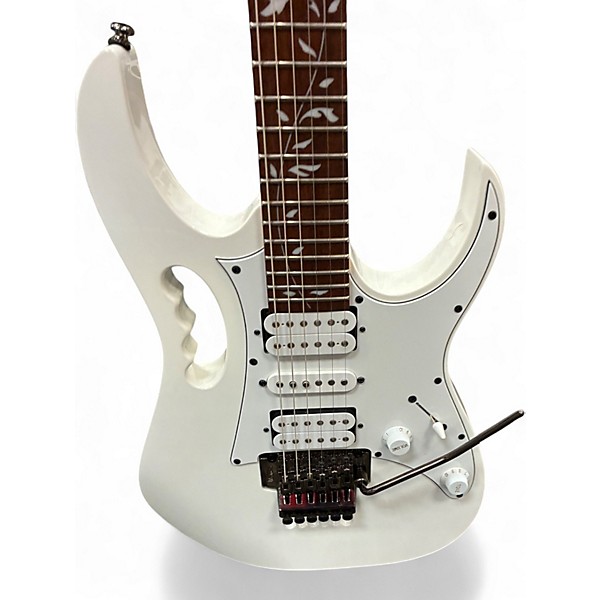 Used Ibanez JEMJR White Solid Body Electric Guitar