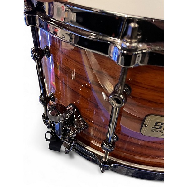 Used TAMA 14in SLP MAPLE ZEBRAWOOD ZEBRA WOOD Drum