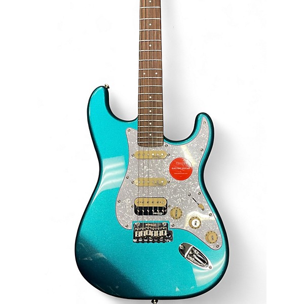 Used Fesley FST1000 Ghost Series Blue Solid Body Electric Guitar