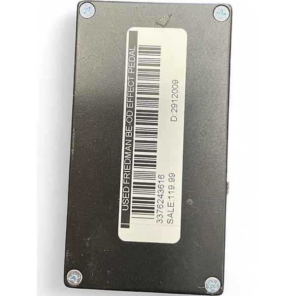 Used Friedman BE-OD Effect Pedal