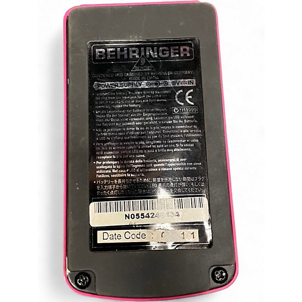 Used Behringer UD100 Ultra Distortion Effect Pedal