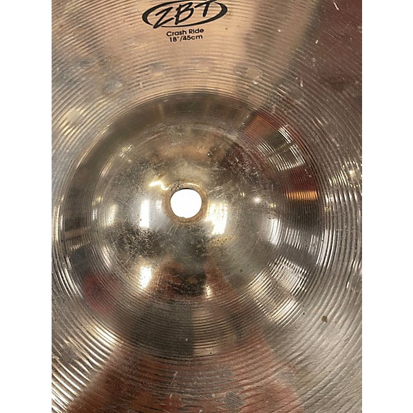 Used Zildjian 18in ZBT Crash Ride Cymbal